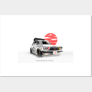 Datsun 510 jdm artwork, widebody design by ASAKDESIGNS. checkout my store for more creative works Posters and Art